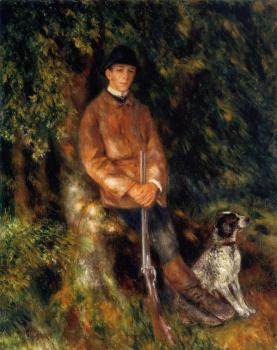 Pierre Auguste Renoir : Alfred Berard and His Dog
